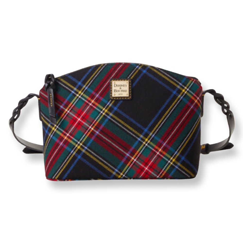 Dooney & Bourke Tartan Penny Crossbody Black